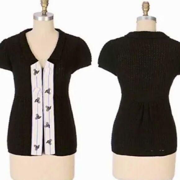 Moth Motion Study  bicycle cardigan - Picture 1 of 2